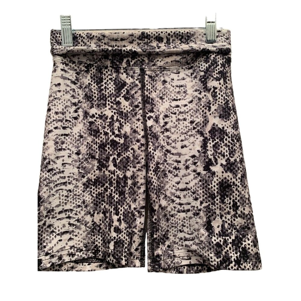 Marika Tek Womens Yoga Shorts Sz S? Snakeskin Print Modern MobWife Athleisure